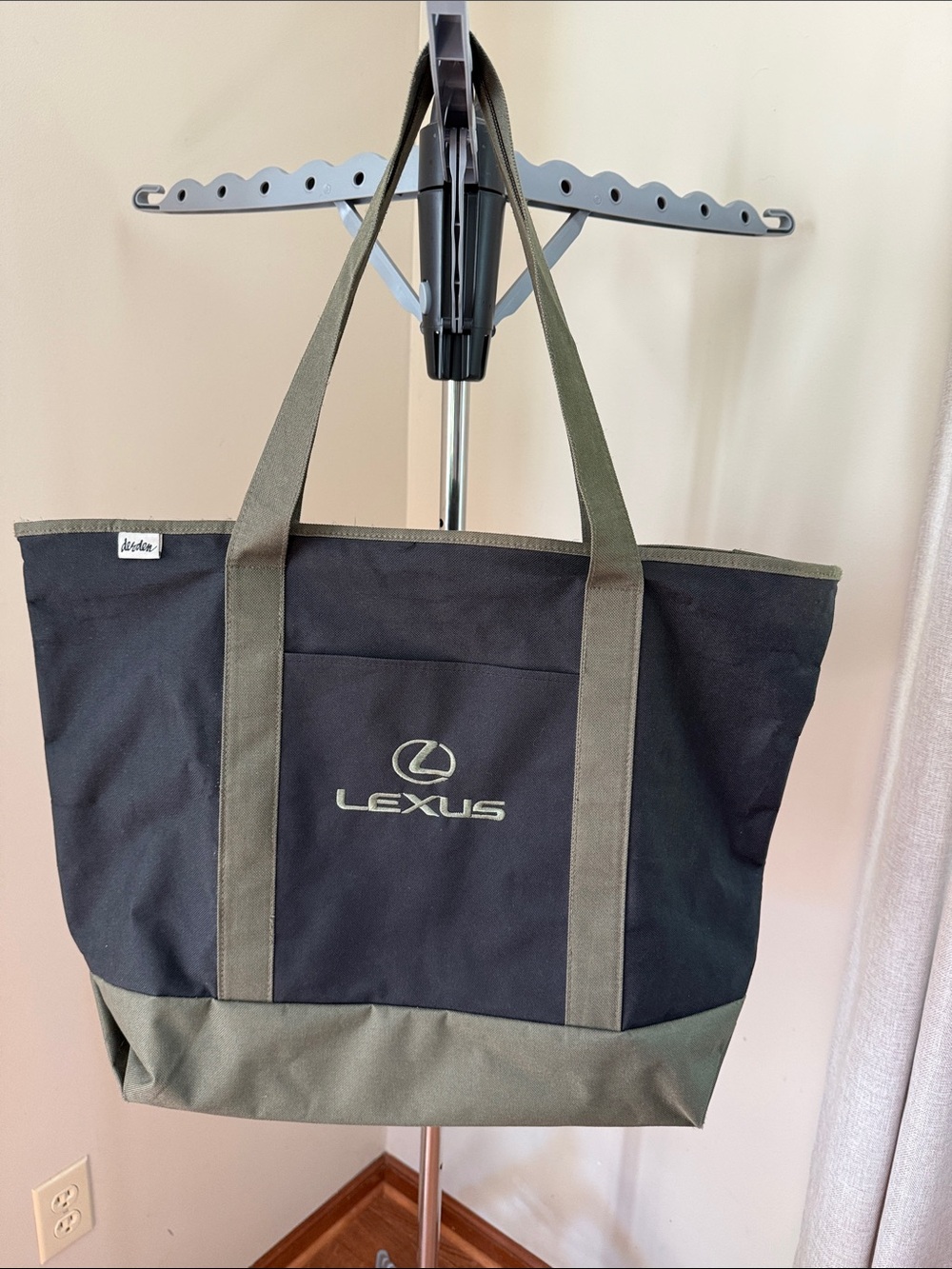 Men's or Women’s Lexus Black and Olive Tote Bag